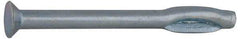 Value Collection - 1/4" Diam, 1/4" Drill, 3" OAL, 1-1/4" Min Embedment Split-Drive Concrete Anchor - Steel, Zinc-Plated Finish, Flat Head - Eagle Tool & Supply