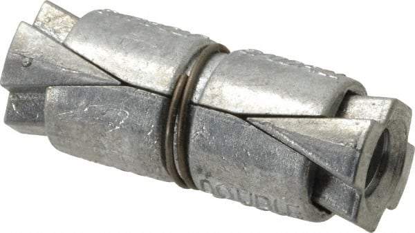 Value Collection - 5/16" Diam, 5/8" Drill, 1-1/4" OAL, Double Expansion Concrete Anchor - Zinc - Eagle Tool & Supply