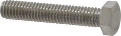 Value Collection - 3/8-16 UNC, 2" Length Under Head Hex Head Cap Screw - Fully Threaded, Grade 18-8 Stainless Steel, 9/16" Hex - Eagle Tool & Supply