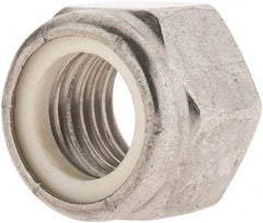 Value Collection - 3/4-10 UNC 18-8 Hex Lock Nut with Nylon Insert - 57/64" High - Eagle Tool & Supply