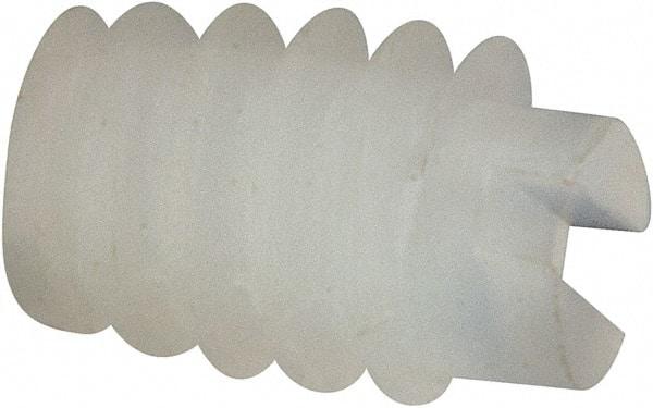 Made in USA - #4-40 UNC, 1/8" Length of Thread, Soft Tip Point Set Screw - Nylon - Eagle Tool & Supply