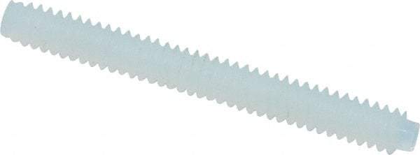 Made in USA - #4-40 UNC, 1" Length of Thread, Soft Tip Point Set Screw - Nylon - Eagle Tool & Supply