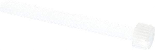 Made in USA - #4-40 UNC Hex Socket Drive, Socket Cap Screw - Grade 6/6 Nylon, Uncoated, Fully Threaded, 1" Length Under Head - Eagle Tool & Supply