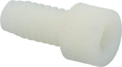 Made in USA - 1/4-20 UNC Hex Socket Drive, Socket Cap Screw - Grade 6/6 Nylon, Uncoated, Fully Threaded, 1/2" Length Under Head - Eagle Tool & Supply