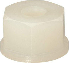 Made in USA - #10-24 UNC Hex Lock Nut with Nylon Insert - 1/4" High - Eagle Tool & Supply