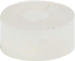 Made in USA - #0 Screw, Grade 6/6 Nylon Standard Flat Washer - 1.65mm ID x 4.55mm OD, 1.98mm Thick - Eagle Tool & Supply