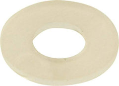Made in USA - #10 Screw, Grade 6/6 Nylon Standard Flat Washer - 4.95mm ID x 11.1mm OD, 0.79mm Thick - Eagle Tool & Supply