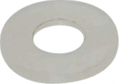 Made in USA - #10 Screw, Grade 6/6 Nylon Standard Flat Washer - 5.08mm ID x 11.43mm OD, 1.22mm Thick - Eagle Tool & Supply