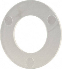 Made in USA - #12 Screw, Grade 6/6 Nylon Standard Flat Washer - 6.35mm ID x 11.81mm OD, 0.38mm Thick - Eagle Tool & Supply