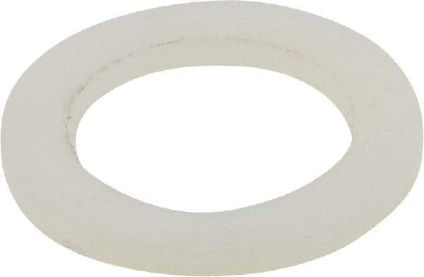 Made in USA - 1/2" Screw, Grade 6/6 Nylon Standard Flat Washer - 12.83mm ID x 3/4" OD, 1.57mm Thick - Eagle Tool & Supply