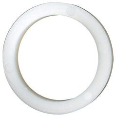 Made in USA - 13/16" Screw, Grade 6/6 Nylon Standard Flat Washer - 20.62mm ID x 26.85mm OD, 3.18mm Thick - Eagle Tool & Supply
