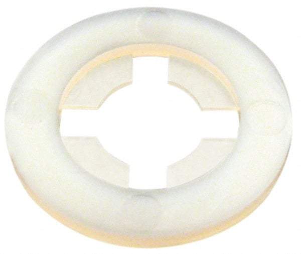 Made in USA - 3/8" Screw, 0.35" ID, Nylon Internal Tooth Lock Washer - 57/64" OD, Grade 6/6 - Eagle Tool & Supply