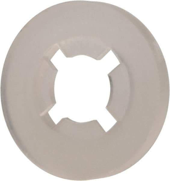 Made in USA - #4 Screw, 0.102" ID, Nylon Internal Tooth Lock Washer - 17/64" OD, Grade 6/6 - Eagle Tool & Supply
