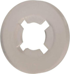 Made in USA - #4 Screw, 0.102" ID, Nylon Internal Tooth Lock Washer - 17/64" OD, Grade 6/6 - Eagle Tool & Supply