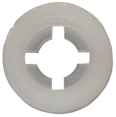 Made in USA - #6 Screw, 0.128" ID, Nylon Internal Tooth Lock Washer - 21/64" OD, Grade 6/6 - Eagle Tool & Supply