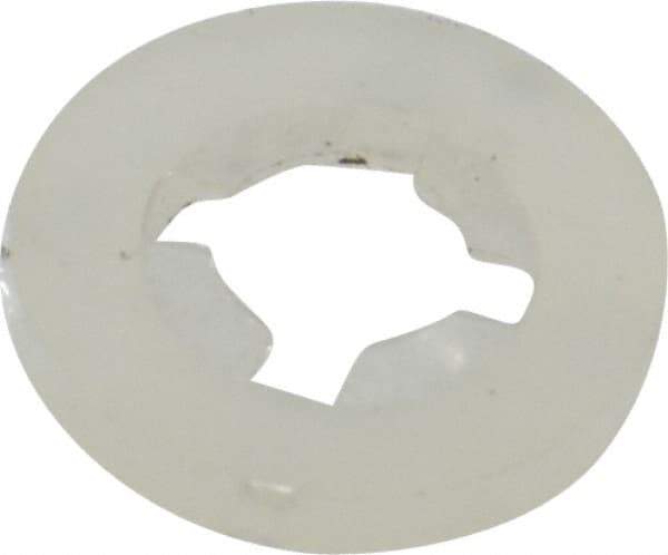 Made in USA - #10 Screw, 0.177" ID, Nylon Internal Tooth Lock Washer - 29/64" OD, Grade 6/6 - Eagle Tool & Supply