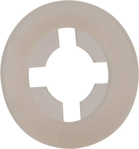 Made in USA - 5/16" Screw, 0.292" ID, Nylon Internal Tooth Lock Washer - 47/64" OD, Grade 6/6 - Eagle Tool & Supply