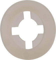 Made in USA - 5/16" Screw, 0.292" ID, Nylon Internal Tooth Lock Washer - 47/64" OD, Grade 6/6 - Eagle Tool & Supply