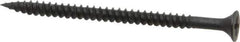 Value Collection - #8, 2-1/2" OAL, Phillips Drive Bugle Head, Steel Drywall Screws - Black Phosphate Finish, Grade 2 - Eagle Tool & Supply