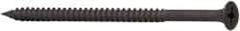 Value Collection - #10, 3-1/2" OAL, Phillips Drive Bugle Head, Steel Drywall Screws - Black Phosphate Finish, Grade 2 - Eagle Tool & Supply