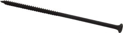 Value Collection - #10, 5" OAL, Phillips Drive Bugle Head, Steel Drywall Screws - Black Phosphate Finish, Grade 2 - Eagle Tool & Supply