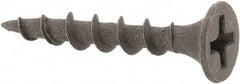 Value Collection - #6, 1" OAL, Phillips Drive Bugle Head, Steel Drywall Screws - Black Phosphate Finish, Grade 2 - Eagle Tool & Supply