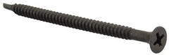 Value Collection - #8, 2-5/8" OAL, Phillips Drive Bugle Head, Steel Drywall Screws - Black Phosphate Finish, Grade 2 - Eagle Tool & Supply