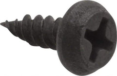 Value Collection - #6 Pan Head Phillips Sheet Metal Screw - Steel, 7/16" Length Under Head, Grade 2 - Eagle Tool & Supply