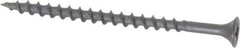 Value Collection - #7, 2-1/2" OAL, Phillips Drive Bugle Head Wood Screw - Black Phosphate Finish Steel, Grade 2 - Eagle Tool & Supply