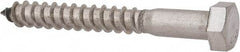 Value Collection - 3/8" Screw, 3" Length Under Head, Stainless Steel, Hex Head Lag Screw - Grade 18-8, Uncoated - Eagle Tool & Supply