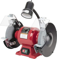 Sunex Tools - 8" Wheel Diam, 3/4 hp Grinder - 5/8" Arbor Hole Diam, 3,450 Max RPM, 115 Volts - Eagle Tool & Supply