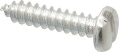 Value Collection - #8 Pan Head Slotted Sheet Metal Screw - Aluminum, 3/4" Length Under Head, ASME B18.6.4 - Eagle Tool & Supply