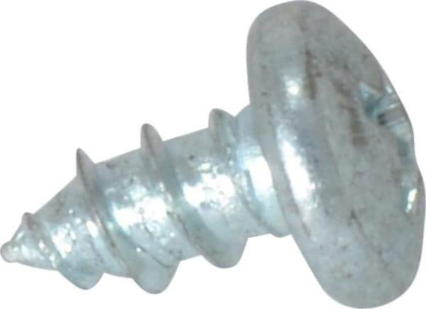 Value Collection - #10 Pan Head Phillips Sheet Metal Screw - Steel, 3/8" Length Under Head, Grade 2 - Eagle Tool & Supply