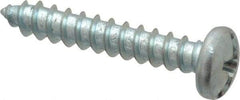 Value Collection - #8 Pan Head Slotted Phillips Sheet Metal Screw - Steel, 1" Length Under Head, Grade 2 - Eagle Tool & Supply