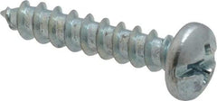 Value Collection - #10 Pan Head Slotted Phillips Sheet Metal Screw - Steel, 1" Length Under Head, Grade 2 - Eagle Tool & Supply