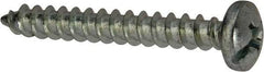 Value Collection - #10 Pan Head Slotted Phillips Sheet Metal Screw - Steel, 1-1/2" Length Under Head, Grade 2 - Eagle Tool & Supply