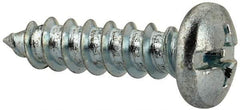 Value Collection - #14 Pan Head Slotted Phillips Sheet Metal Screw - Steel, 1" Length Under Head, Grade 2 - Eagle Tool & Supply