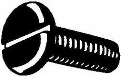 Value Collection - 1/4-20 UNC 1" Length Under Head Slotted Thread Cutting Screw - Eagle Tool & Supply