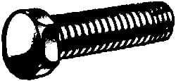 Value Collection - #10-24 UNC Thread, 1-1/4" Length Under Head, Hex Drive Steel Thread Cutting Screw - Hex Head, Grade 2, Point Type F, Zinc-Plated Finish - Eagle Tool & Supply