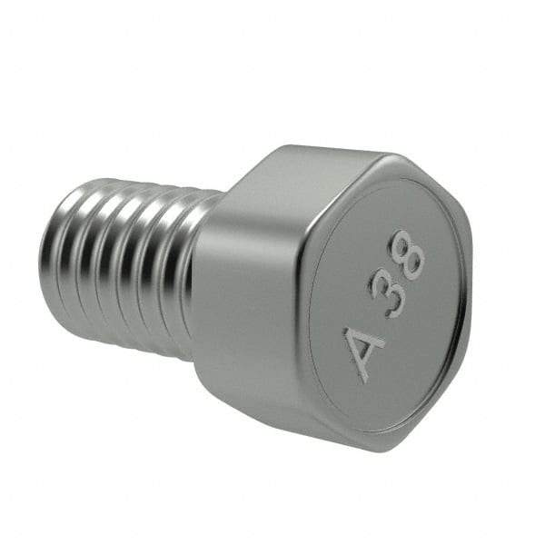 Value Collection - 1/4-20 UNC Thread, 1/2" Length Under Head, Hex Drive Steel Thread Cutting Screw - Hex Head, Grade 2, Point Type F, Zinc-Plated Finish - Eagle Tool & Supply