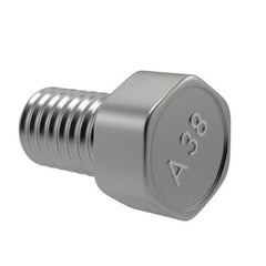 Value Collection - 1/4-20 UNC Thread, 1/2" Length Under Head, Hex Drive Steel Thread Cutting Screw - Hex Head, Grade 2, Point Type F, Zinc-Plated Finish - Eagle Tool & Supply