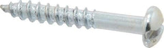 Value Collection - 5/16-18 UNC Thread, 3/4" Length Under Head, Hex Drive Steel Thread Cutting Screw - Hex Head, Grade 2, Point Type F, Zinc-Plated Finish - Eagle Tool & Supply