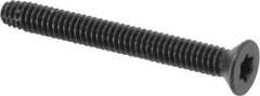 Value Collection - 2-1/4" OAL Flat Head T30 Torx Drive Flooring Screw - 1/4-20 UNC, Point Type F, Grade 2 Steel, Black Phosphate Finish - Eagle Tool & Supply