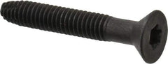 Value Collection - 2" OAL Flat Head T40 Torx Drive Flooring Screw - 5/16-18 UNC, Point Type F, Grade 2 Steel, Black Phosphate Finish - Eagle Tool & Supply