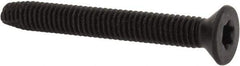 Value Collection - 2-1/2" OAL Flat Head T40 Torx Drive Flooring Screw - 5/16-18 UNC, Point Type F, Grade 2 Steel, Black Phosphate Finish - Eagle Tool & Supply