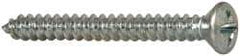 Value Collection - #6 Oval Head Phillips Sheet Metal Screw - Steel, 1-1/4" OAL, AISI 1016, ANSI/ASME B18.6.4, ASME B18.6.3 & SAE J933, Grade 1016-1024 - Eagle Tool & Supply