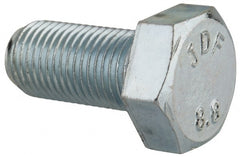 Value Collection - M12x1.25mm Metric Fine, 25mm Length Under Head Hex Head Cap Screw - Eagle Tool & Supply
