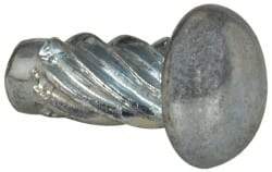Value Collection - #4 Round Head Sheet Metal Screw - Steel, 1/4" Length Under Head, AISI 1016, ASME B18.6.3 & ASME B18.6.4, Grade 1016-1024 - Eagle Tool & Supply