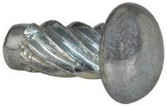 Value Collection - #4 Round Head Sheet Metal Screw - Steel, 1/4" Length Under Head, AISI 1016, ASME B18.6.3 & ASME B18.6.4, Grade 1016-1024 - Eagle Tool & Supply