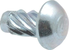Value Collection - #6 Round Head Sheet Metal Screw - Steel, 1/4" Length Under Head, AISI 1016, ASME B18.6.3 & ASME B18.6.4, Grade 1016-1024 - Eagle Tool & Supply